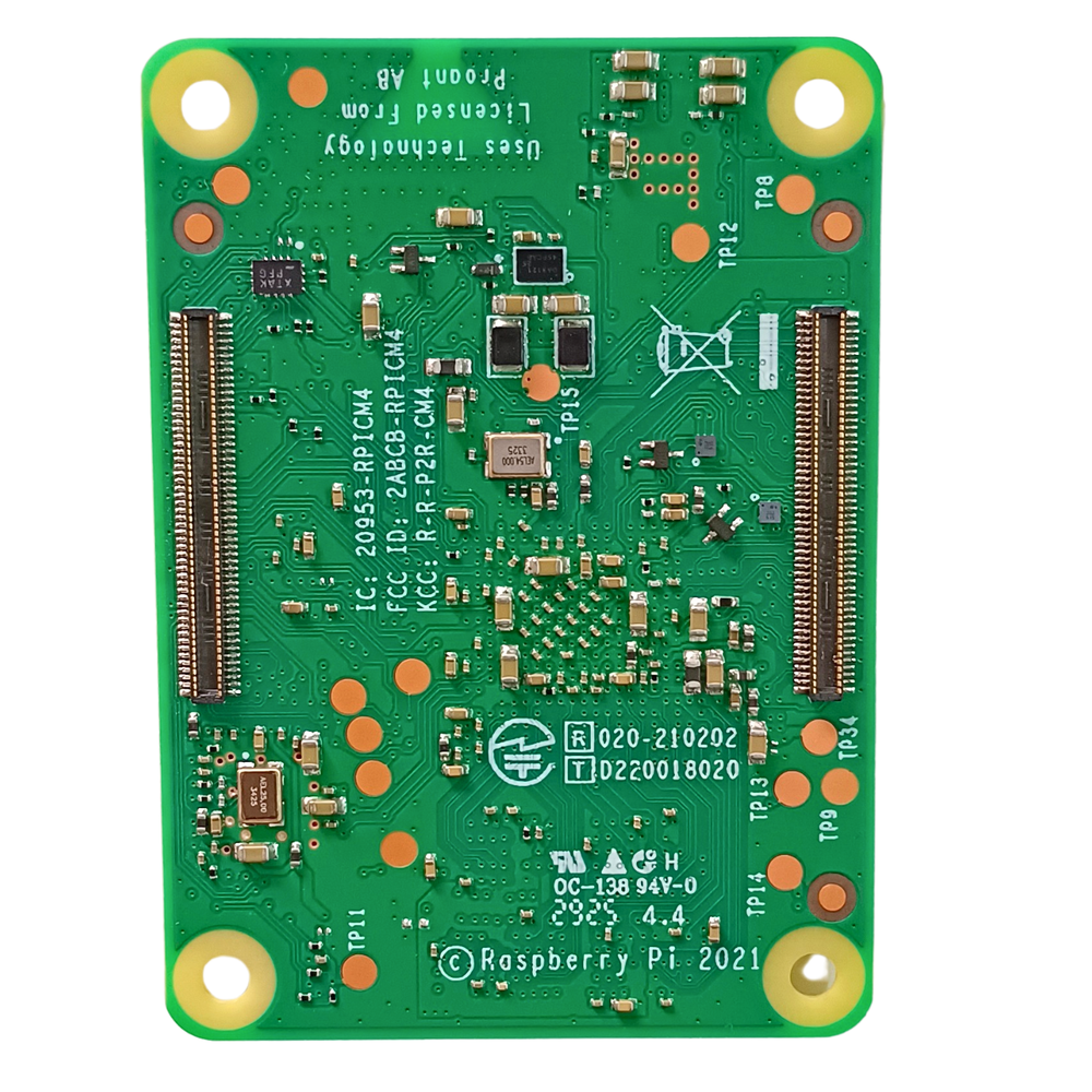 Compute Module 4 Emmc Raspberry Pi Compute Module 4 with 4GB RAM 16GB EMMC (CM4104016 ...