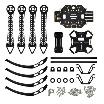 S500 Original Carbon Fiber Quadcopter Frame with Multi-Rotor PCB and High Landing Gear for FPV – RS4815 -Drone Parts -Drone Frames -Robocraze