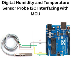 SHT41 16bit I2C Digital Humidity and Temperature Sensor Probe -7Semi -Sensors -Temperature Sensor -Robocraze