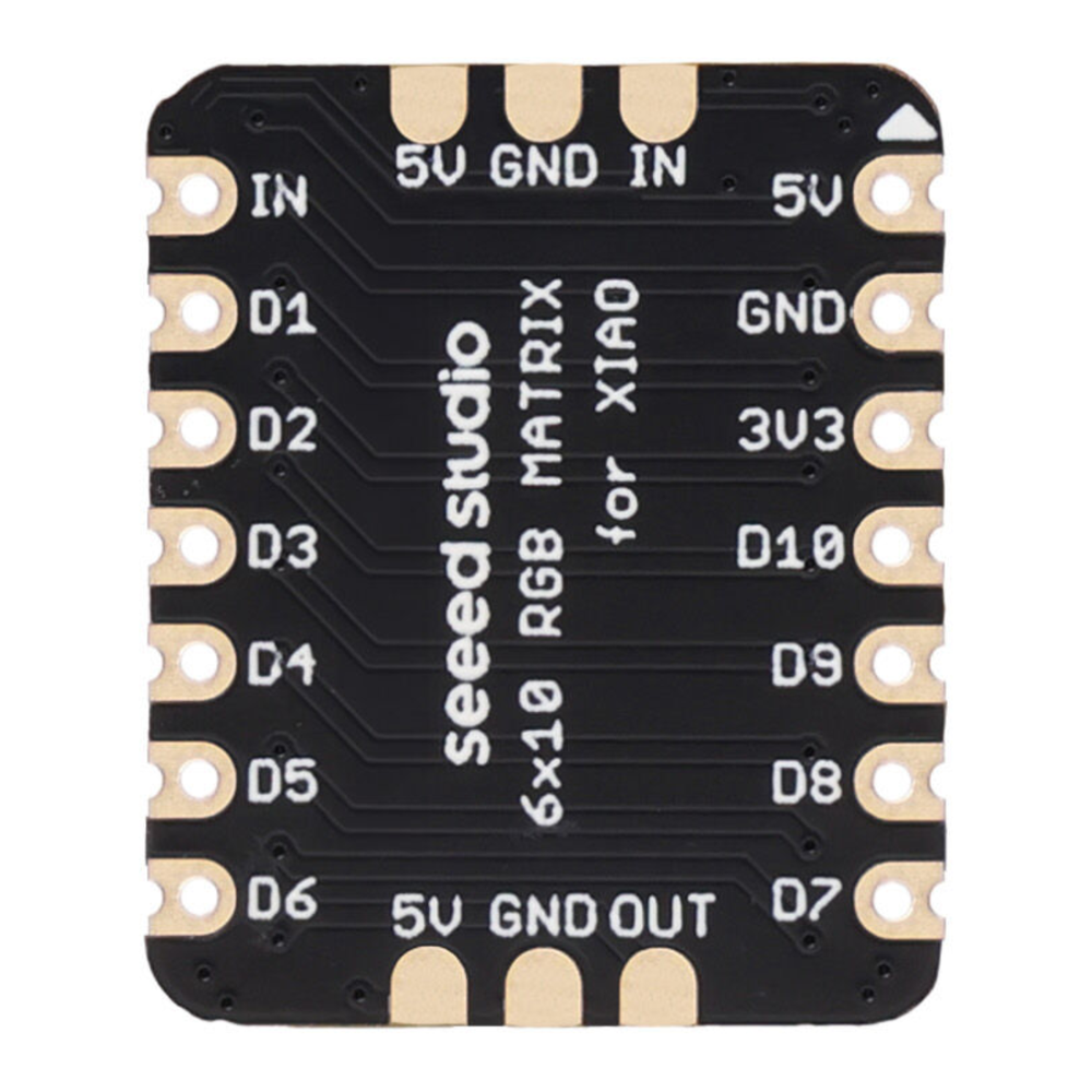 Seeed Studio 6x10 RGB WS2812 Matrix for XIAO - Electronic Components - LED's - Robocraze