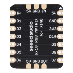 Seeed Studio 6x10 RGB WS2812 Matrix for XIAO - Electronic Components - LED's - Robocraze