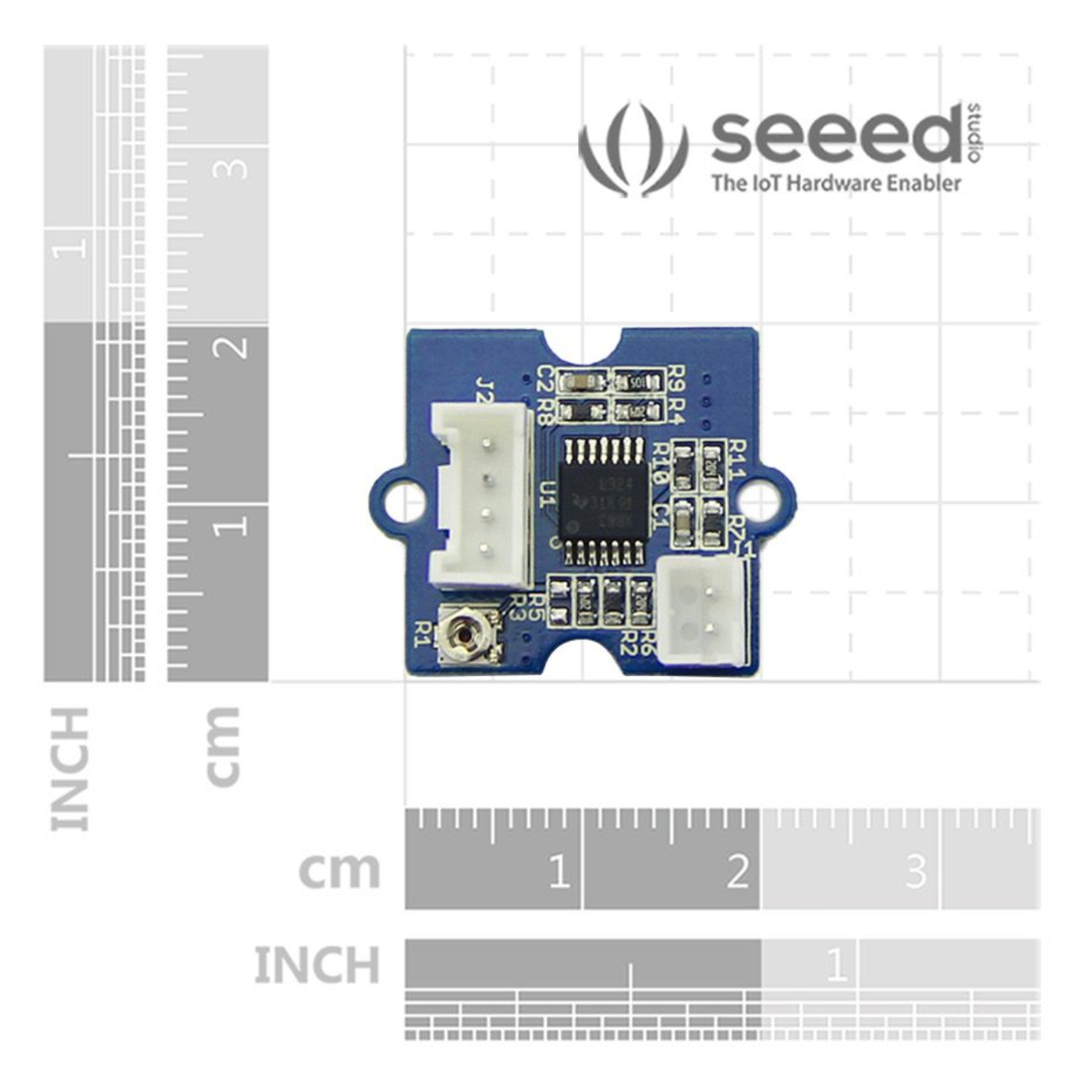 Seeedstudio V1.1 5V/3.3V Grove GSR Sensor Module -Sensors -Biomedical Sensors -Robocraze