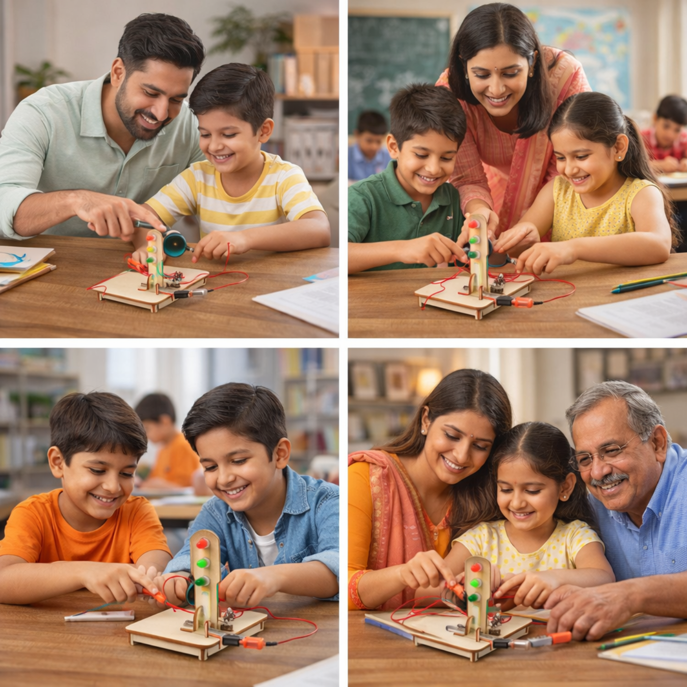 Signal Logic STEM Kit – Traffic Light Kit Science Toy for Grades 5-6 | Ages 10-11 -DIY Kits -Science Kits -Robocraze