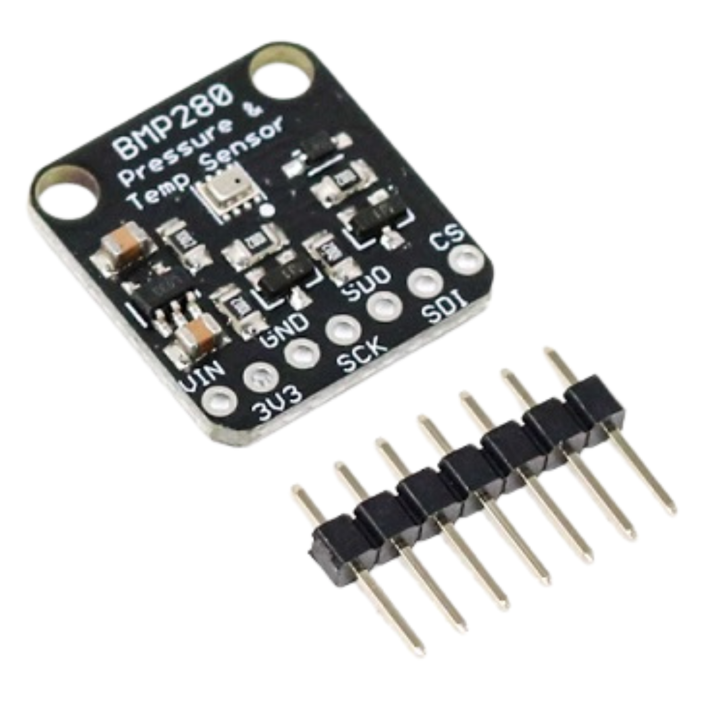 SmartElex SPI or I2C BMP280 Barometric Pressure & Temperature Sensor Breakout Board -Electronic Modules -Breakout Boards -Robocraze