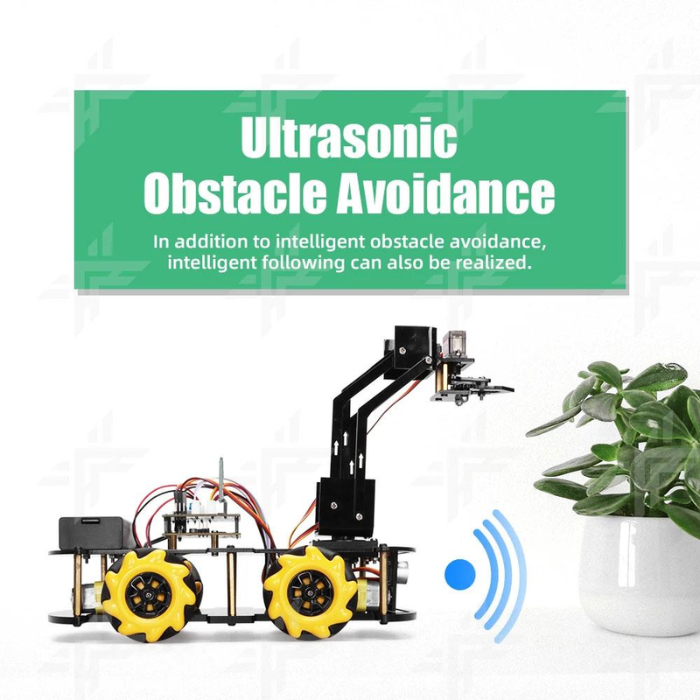 Smart 4WD Robot Arm Car Kit for Arduino Programming -DIY Kits -Robotic Kits -Diy Car Kits - Robocraze