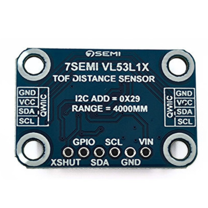 7Semi VL53L1X ToF Distance Sensor Breakout with 4 Meter Range-Sensors-Distance Sensors-Robocraze