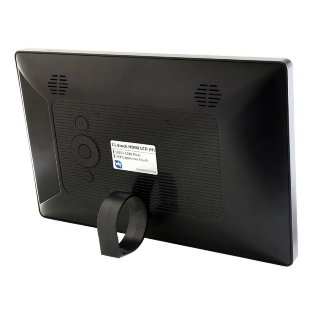 Waveshare 11.6-inch 1920×1080 HDMI LCD Touch Display (H) with Case – No PA -Displays -LCD Displays -Robocraze