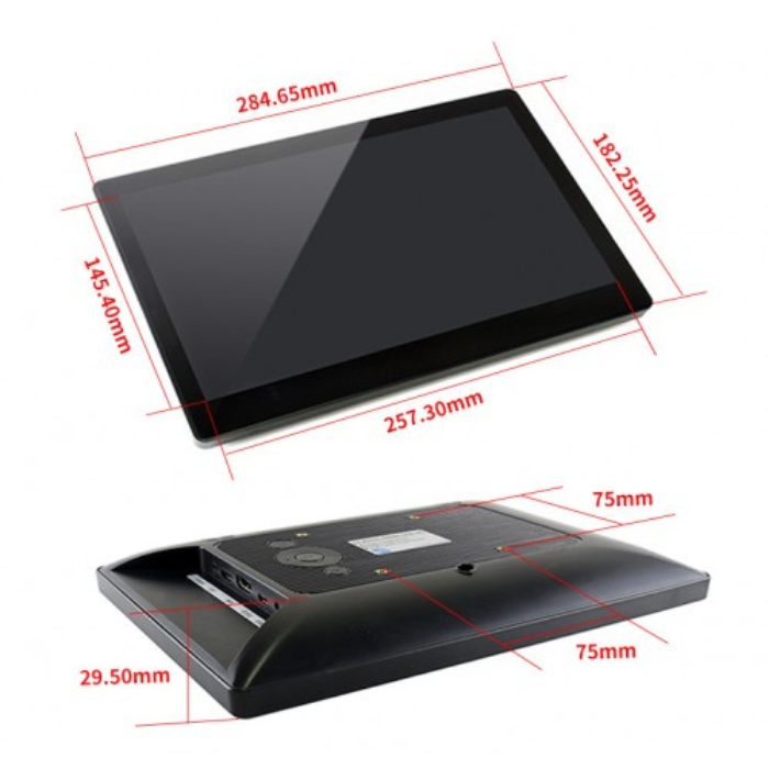 Waveshare 11.6inch HDMI Capacitive Touch Screen LCD 1920×1080 with Case -Raspberry Pi -Displays Raspberry Pi -Robocraze