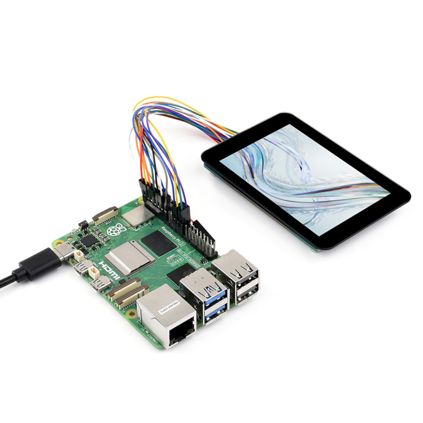 Waveshare 3.5inch Capacitive Touch LCD IPS Display Module 320×480 -Display Modules -LCD Display -Robocraze