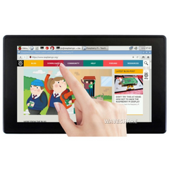 Waveshare 7inch HDMI Capacitive Touch Screen LCD (H) 1024×600 with Case -Raspberry Pi -Displays Raspberry pi -Robocraze
