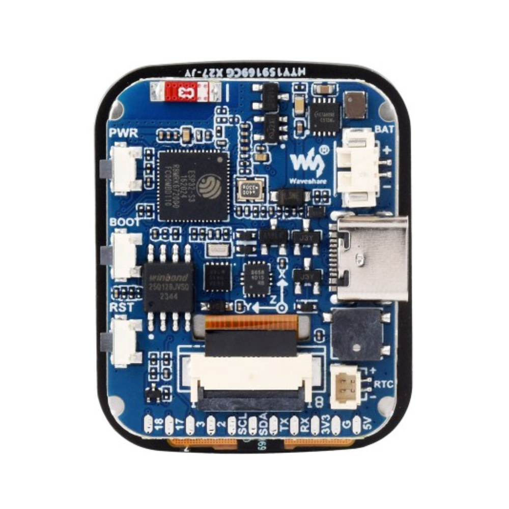 Waveshare ESP32-S3 1.69 Inch 240×280 Touch LCD Development Board with Accelerometer & Gyroscope -Displays -LCD Displays -Robocraze
