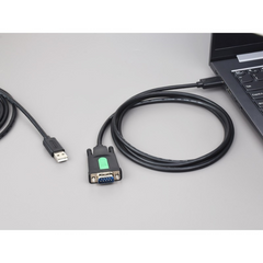 Waveshare Industrial 1.5m USB Type a To DB9 Male/Female Port RS232 Serial Adapter Cable -Cable -USB Cable for Arduino -Robocraze