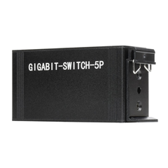 Waveshare Industrial 5-Port Gigabit Ethernet Switch – 10/100/1000Mbps Full-Duplex, DIN Rail Mount -Cables -Ethernet -Robocraze
