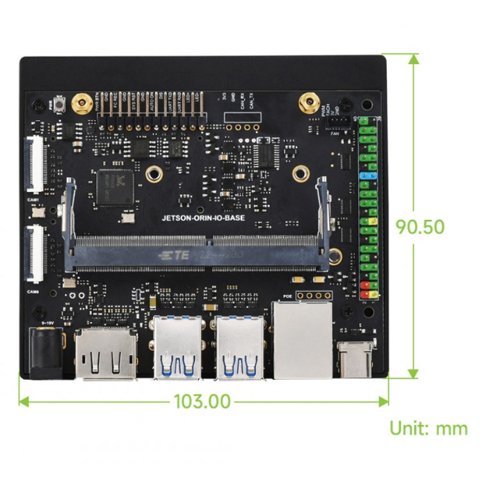 Waveshare Jetson Orin Nano/NX Development Board -Development Board -Jetson Nano -Robocraze