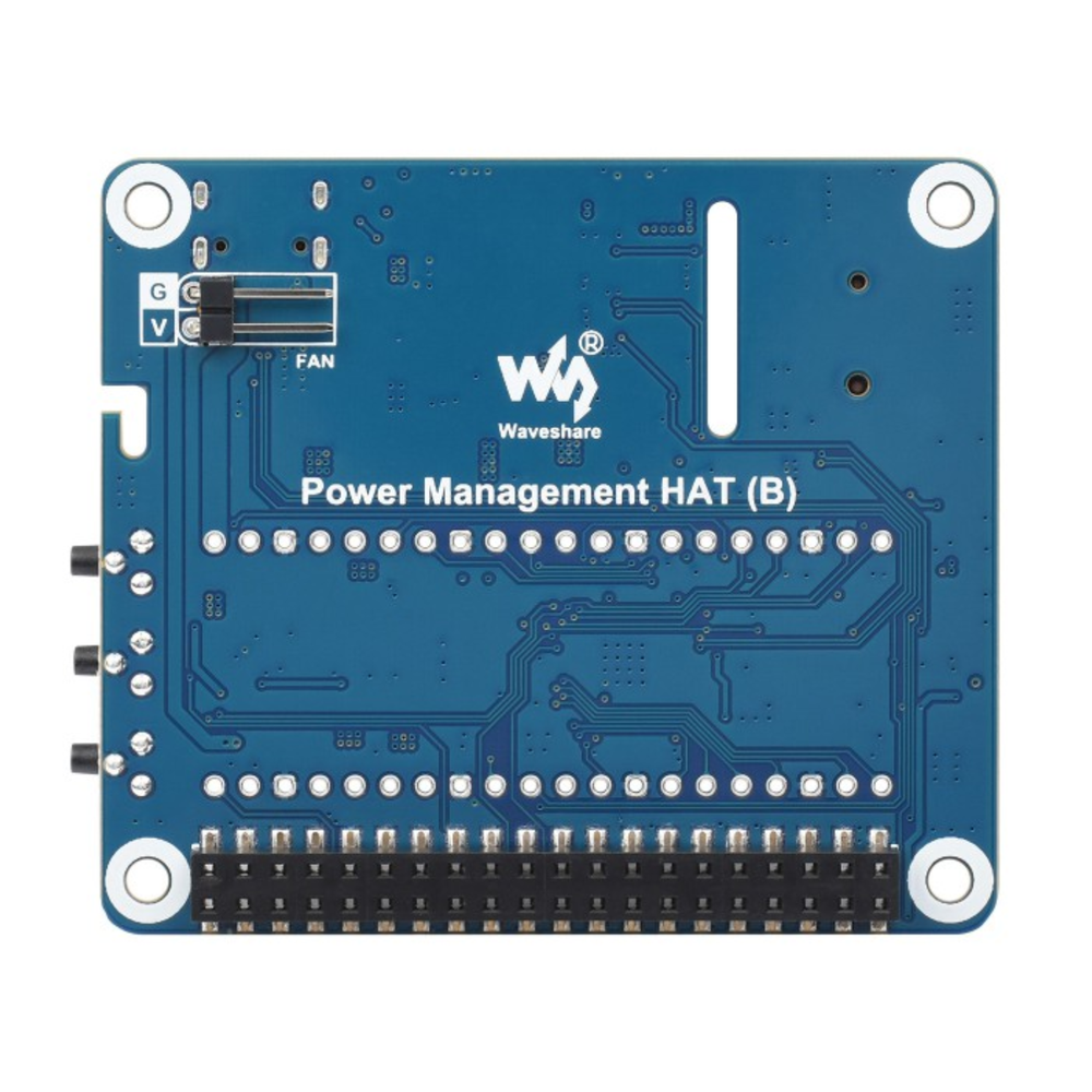 Waveshare Power Management HAT (B) for Raspberry Pi – Power Management Module -Raspberry Pi -Raspberry Pi Hats -Robocraze