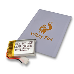 Witty Fox 500mAh 3.7volt lithium polymer Battery Rechargeable -LiPo Battery for Drone -Robocraze