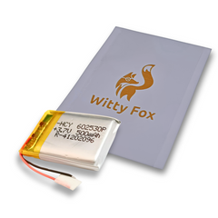 Witty Fox 500mAh Rechargeable 3.7V LiPo Battery for Drone -Lithium Polymer Battery for Drone -Robocraze