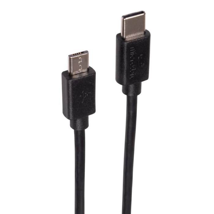 Official Micro:bit USB-C Cable Type C to Micro USB - Black - Robocraze