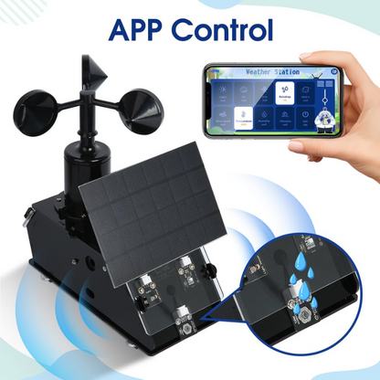 ACEBOTT ESP32 IOT Weather Station Starter STEM Kit Compatible with Arduino