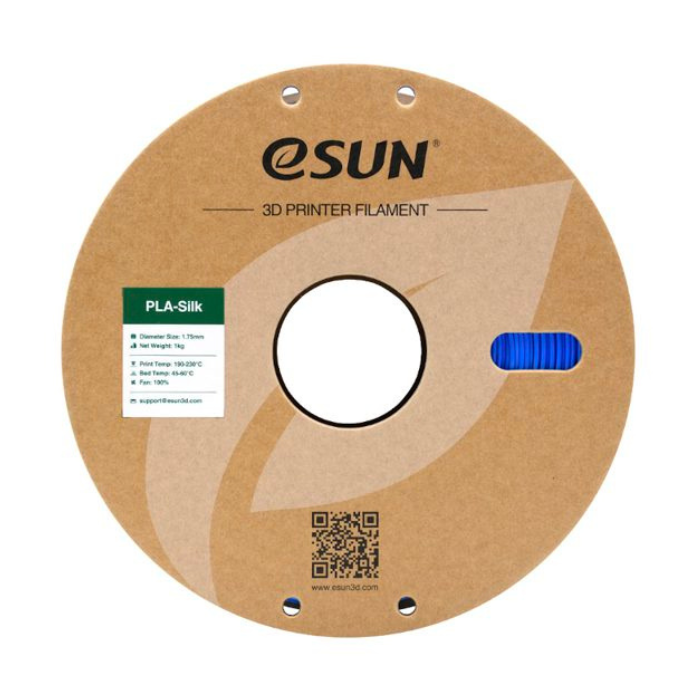 eSun 1.75mm PLA-Silk Filament 1kg Blue Color -3D Printers/Pens -Filaments -Robocraze