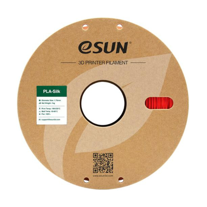 eSun 1.75mm PLA-Silk Filament 1kg/roll Red Color -3D Printers/Pens -Filaments -Robocraze