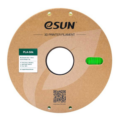 eSun 1.75mm PLA-Silk Green Filament 1kg -3D Printers/Pens -Filaments -Robocraze