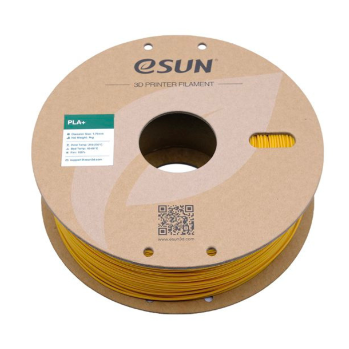 eSun 1.75mm PLA+ 3D Printing Filament 1kg Yellow Color -3D Printers/Pens -Filaments -Robocraze