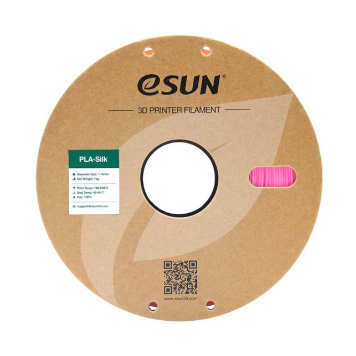 eSun 1.75mm Silk PLA 3D Printing Filament 1kg/roll Pink Color -3D Printers/Pens -Filaments -Robocraze