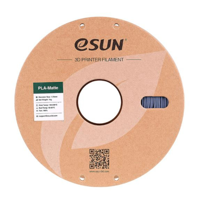 eSun PLA-Matte 1.75mm Dark grey Filament 1kg -3D Printers/Pens -Filaments -Robocraze