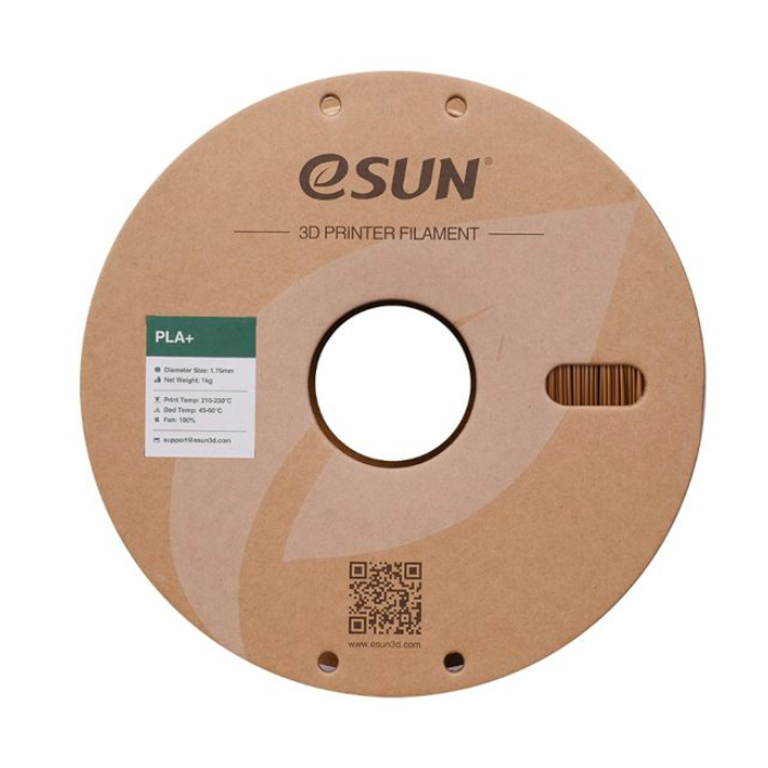 eSun PLA+ 1.75mm 1kg 3D Printing Filament Brown Color -3D Printers/Pens -Filaments -Robocraze