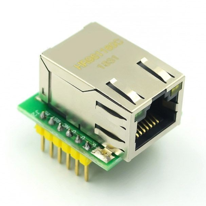 W5500 Mini Ethernet Gateway Module – Stable network communication for IoT. -Ethernet Cable -Robocraze