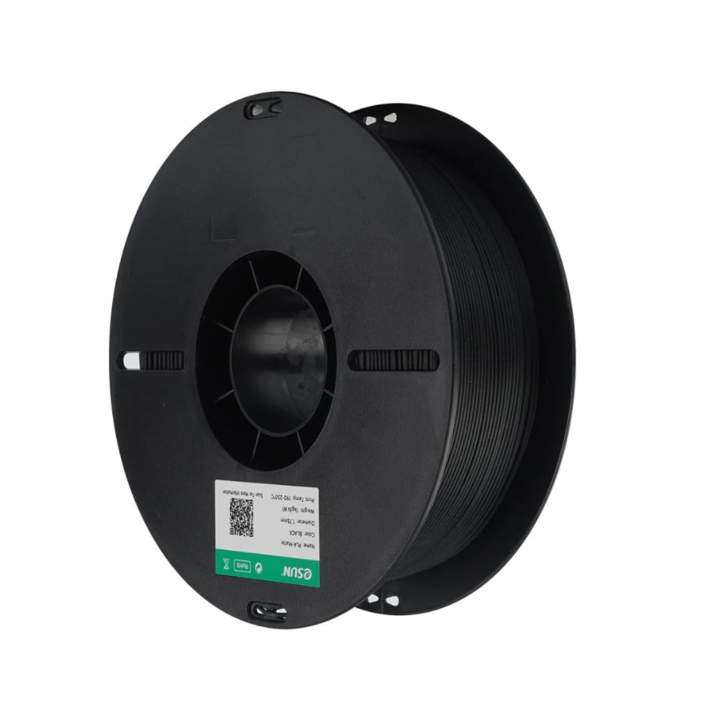 eSUN PLA Matte Black Filament 1.75mm for 3D Printing - Robocraze