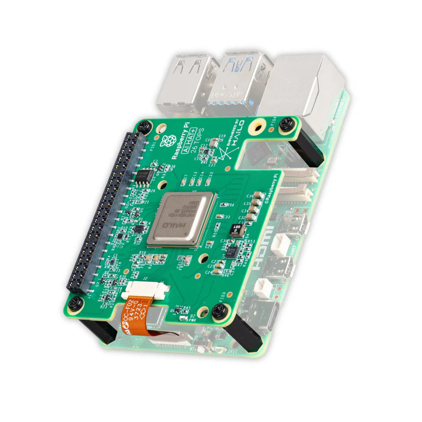 Official Raspberry Pi AI HAT+ 26 TOPS – Robocraze