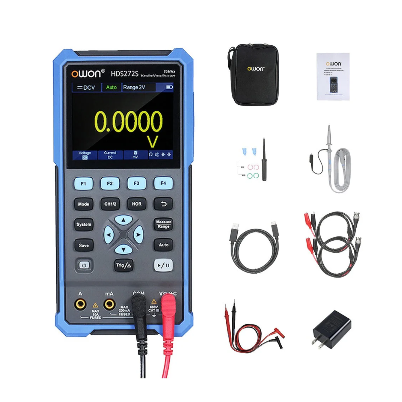 Owon HDS272S 70MHz Digital Multimeter – Precision oscilloscope & multimeter combo.-Digital Multimeter -Robocraze