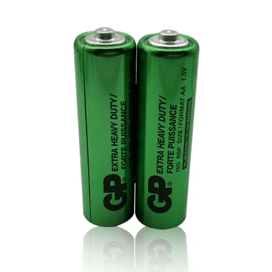 GP AAA 24G R03 Carbon Battery 1.5V (2-Pack) – AAA battery for clocks, remotes & small devices.-Battery -Robocraze