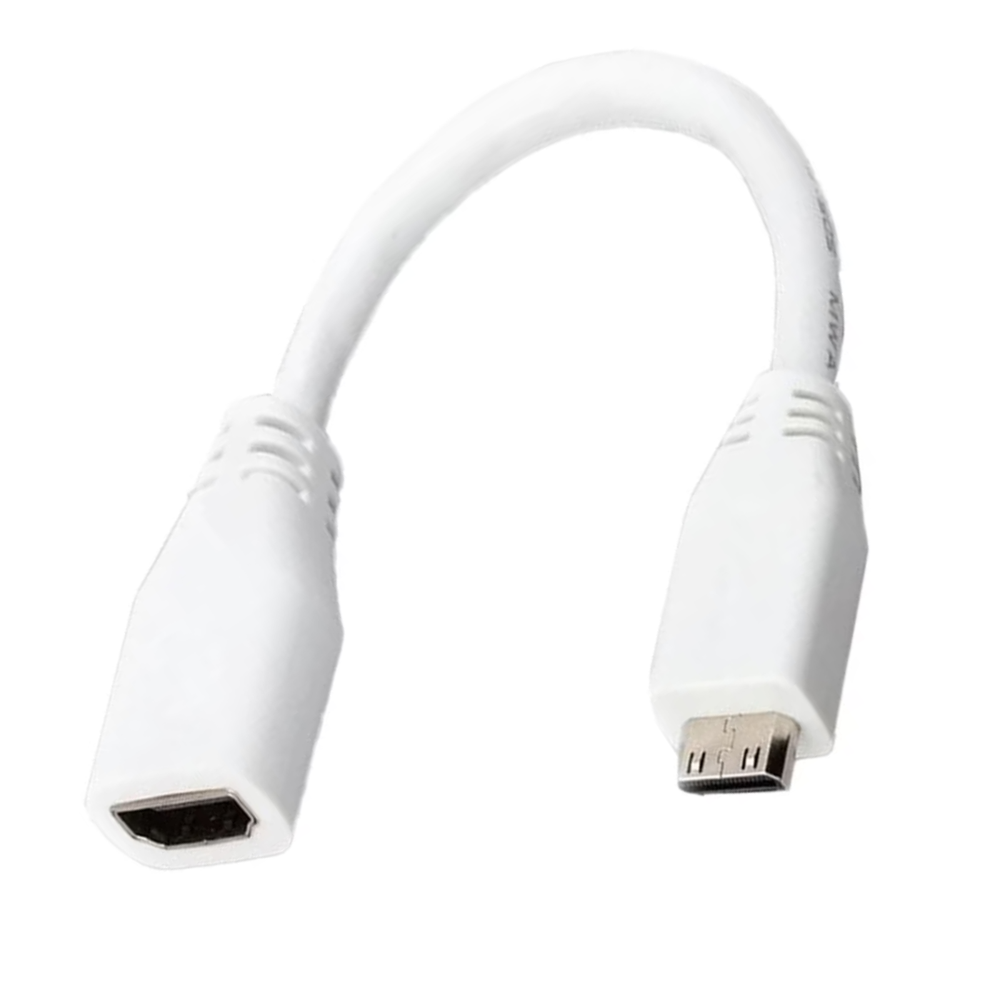 Mini Hdmi Raspberry Pi Raspberry Pi Official 10CM Mini HDMI C/M to Standard HDMI A/F Cable Wh ...