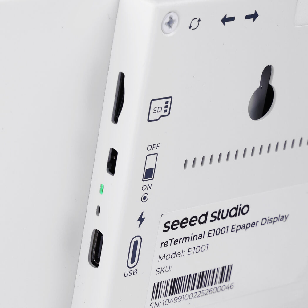 reTerminal E1001 – 7.5" Monochrome ePaper Display with ESP32-S3 -Robocraze