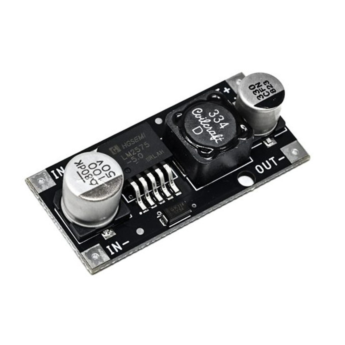 SmartElex 5V 1A LM2575S Buck Converter Module - robocraze