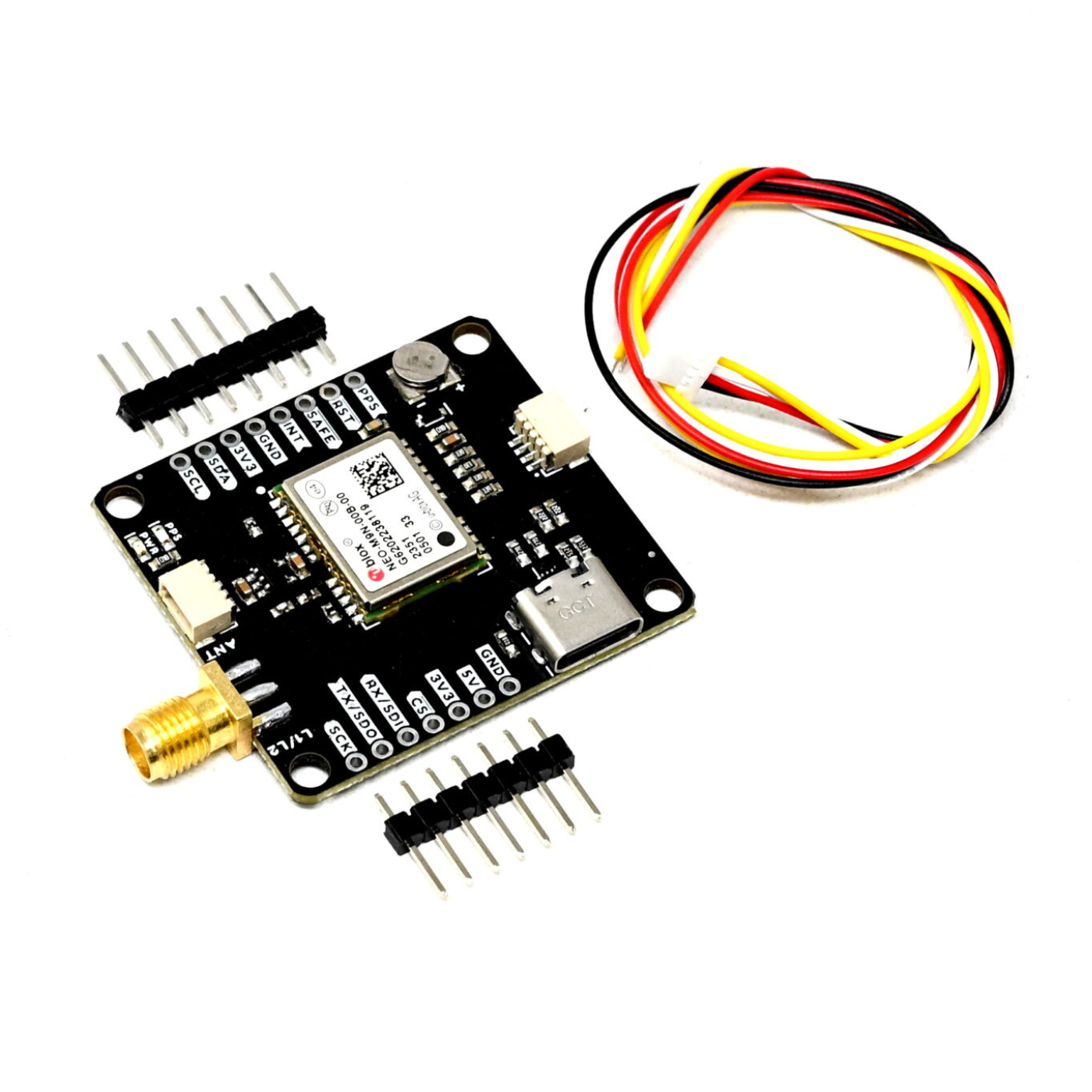 Neo M9n Gps Module With Raspberry Pi SmartElex NEO-M9N GPS Breakout Board with GNSS Module & SMA Connector ...