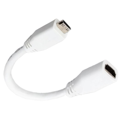 Raspberry Pi Official 10CM Mini HDMI to Standard HDMI Cable – Compact HDMI cable for video output -Robocraze