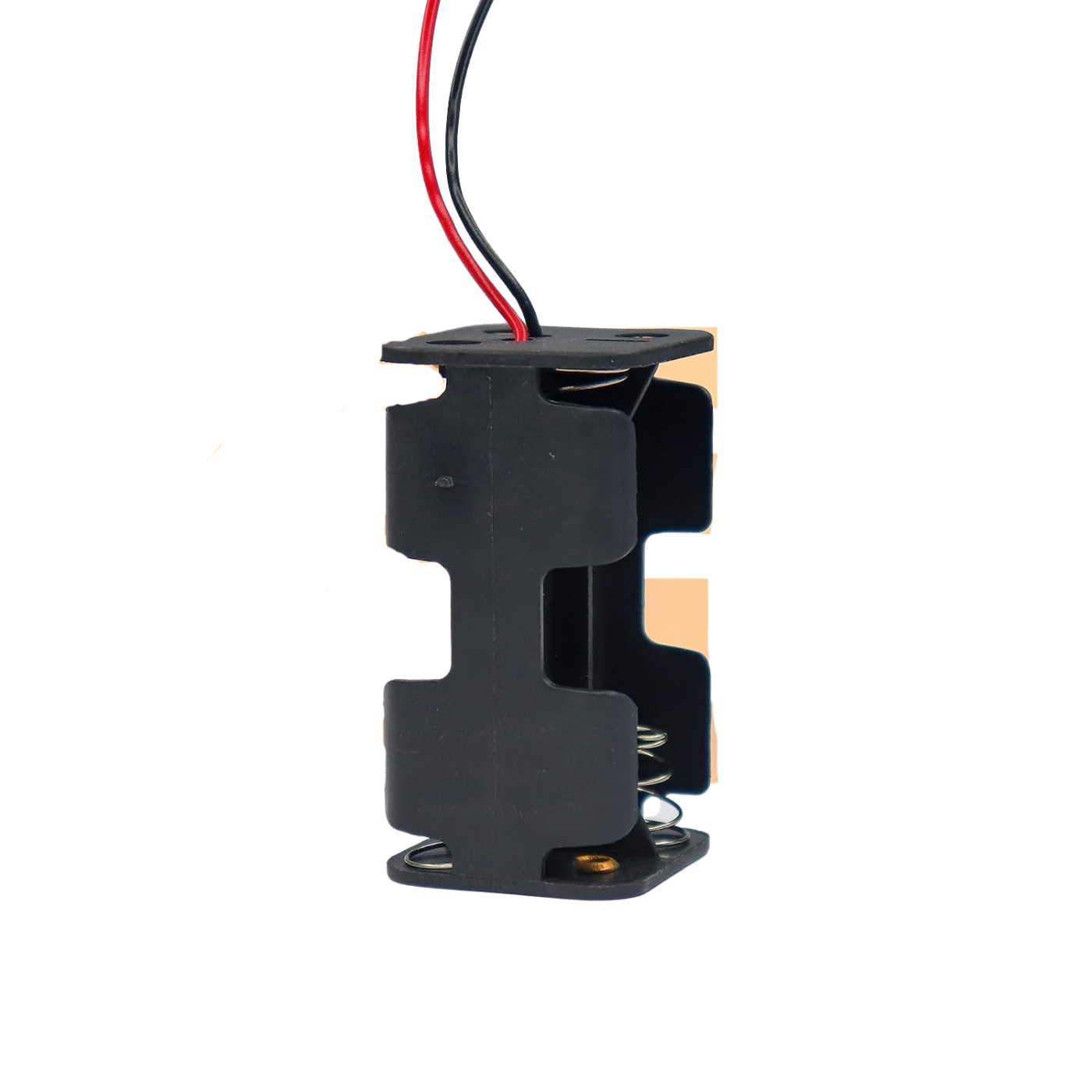 AA 4-Cell Battery Holder – Hard Plastic 6V Battery Case with Wire Leads -Robocraze