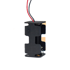 AA 4-Cell Battery Holder – Hard Plastic 6V Battery Case with Wire Leads -Robocraze