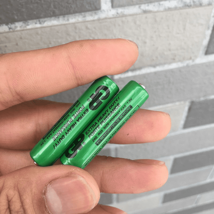 GP AAA 24G R03 Carbon Battery 1.5V (2-Pack) – AAA battery for clocks, remotes & small devices.-Battery -Robocraze