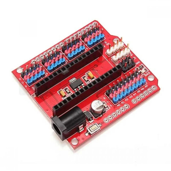 Nano Expansion Shield – Versatile Arduino shields for expanding Nano board capabilities with extra ports & components. Order today! -Robocraze