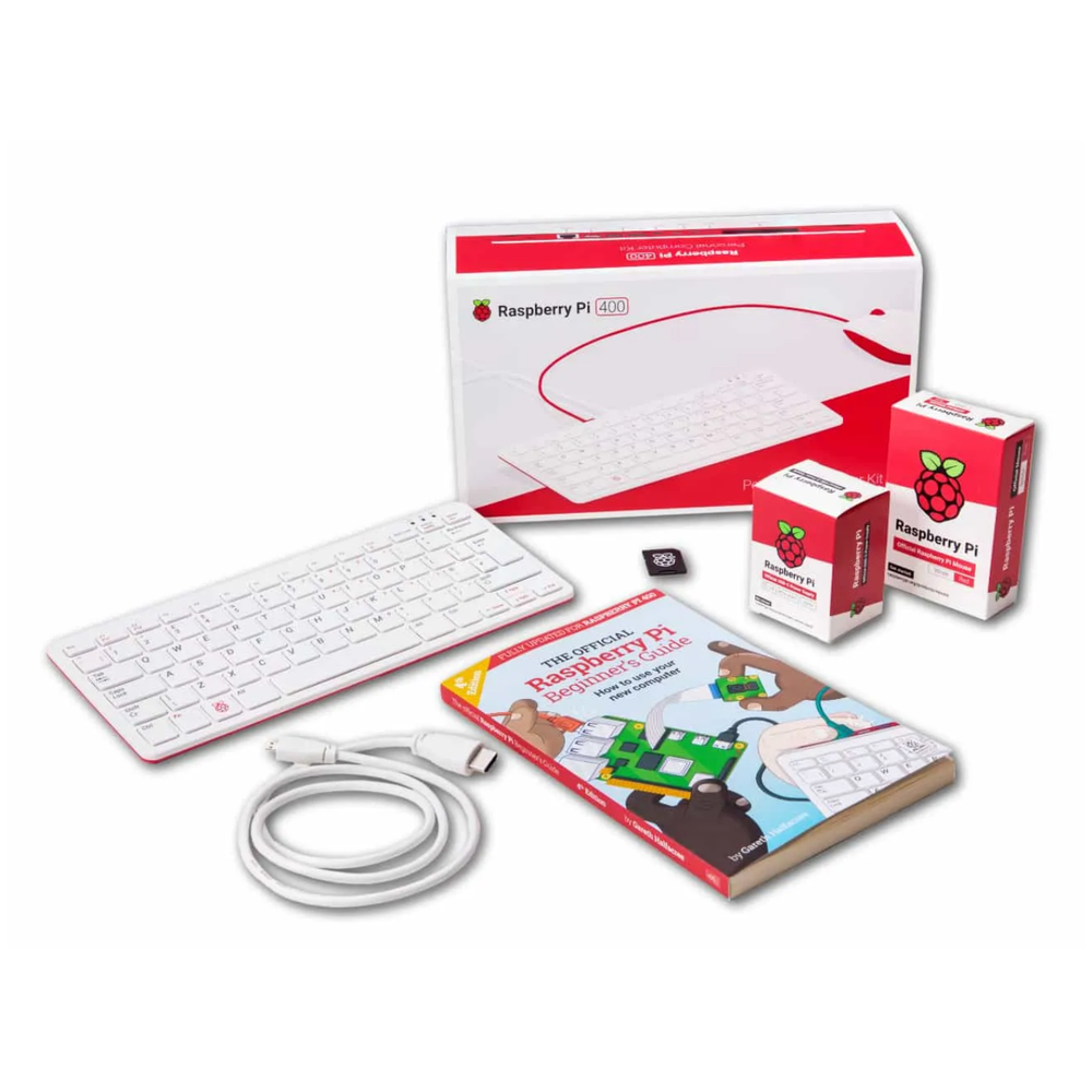 Raspberry Pi 400 Official Computer Kit – All-in-one kit with built-in keyboard & OS -Robocraze
