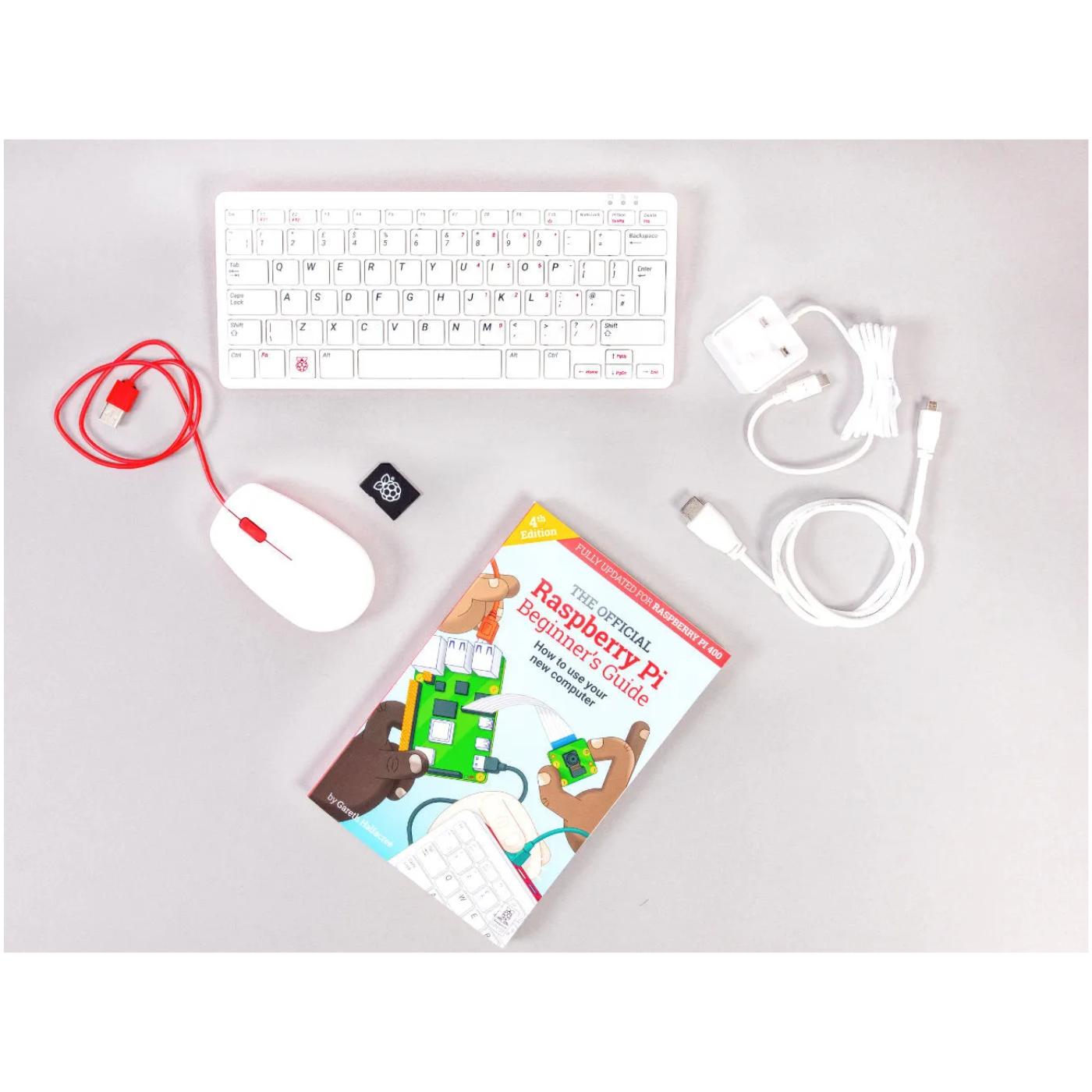 Raspberry Pi 400 Official Computer Kit – All-in-one kit with built-in keyboard & OS -Robocraze