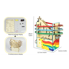Pludo STEM Kit Orbit Ball – DIY Educational Toy for Kids 11–14 | Grade 6–8 Gravitational Energy STEM Kit -DIY Kit -Pludo Education Kit -Robocraze