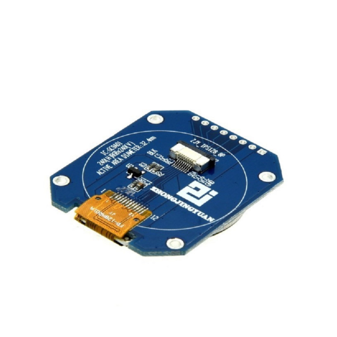 1.28 Inch Round TFT Display Module 240x240 HD IPS Full-Color Screen