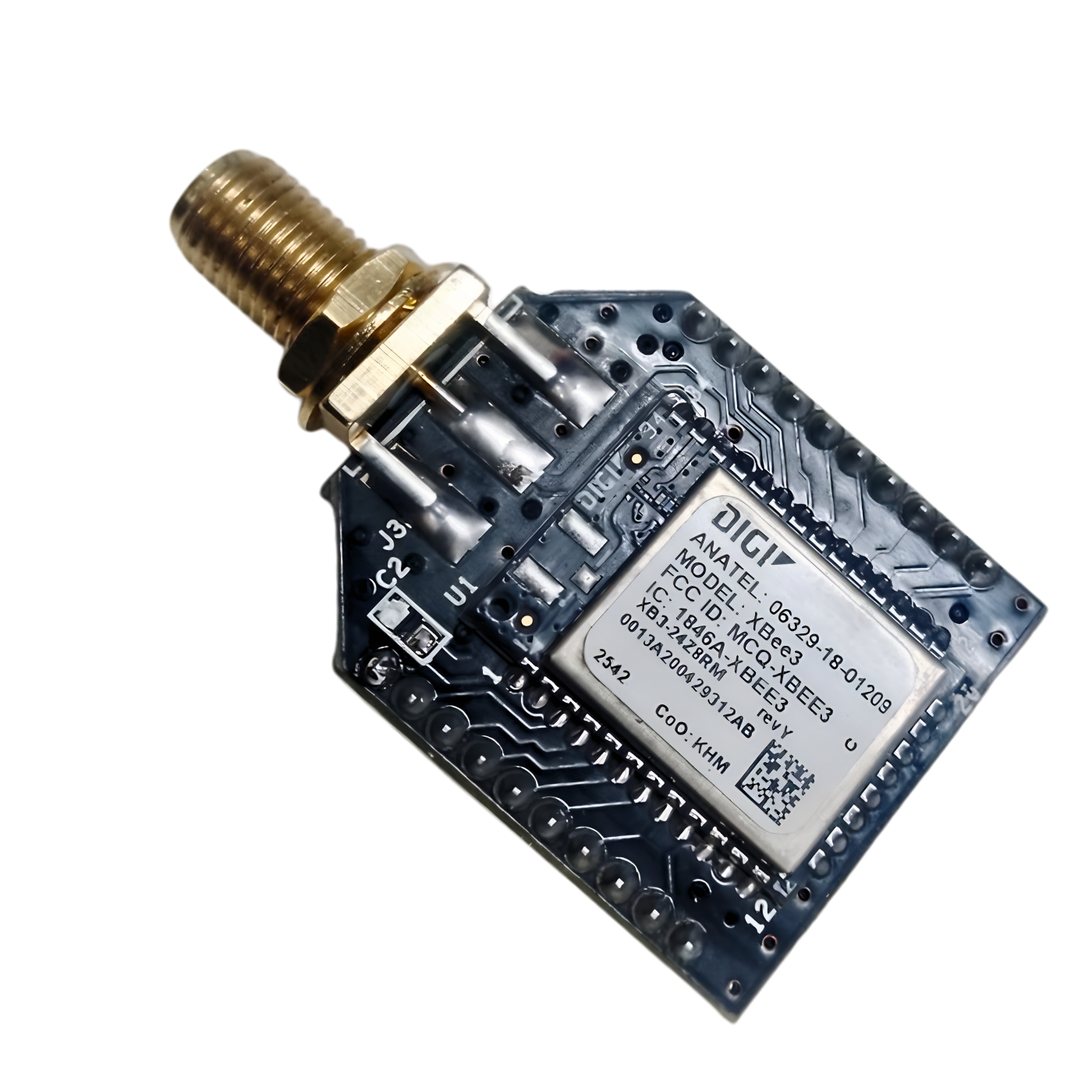 Digi XB3-24Z8RM XBee 3 Pro SMA With PCB Pinout Version -IOT & Wireless -XBee (ZigBee)  Robocraze