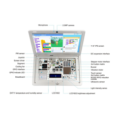 Elecrow CrowPi2 Raspberry Pi Laptop – All-in-one kit for coding & hardware. -STEM Kit -Robocraze